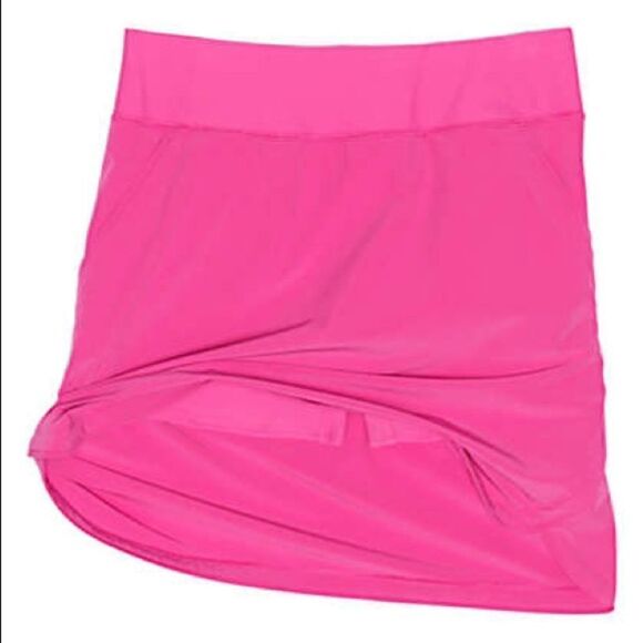 Land’s End Plus Standard Size quick Dry swim skirt skort Prism Pink Various - Picture 3 of 7